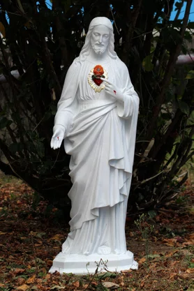 Imagem do Sagrado Coração de Jesus de Mármore - 103 cm
