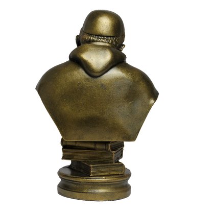 Imagem de Santo Afonso Busto Pintura Bronze - 18 cm