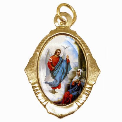 100 Unidades - Medalha Chapa Arcanjo São Gabriel