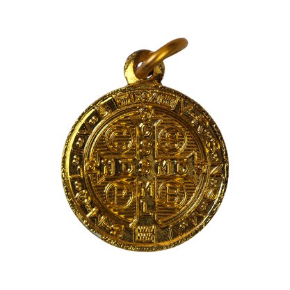 Medalha Dourada de São Bento - 20 Unidades - 1,8 cm