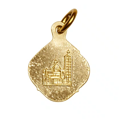 20 unid - Medalha de Nossa Senhora Aparecida Dourada