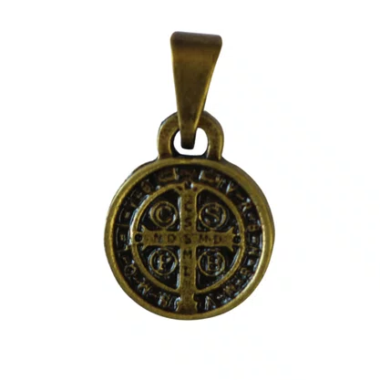 Medalha São Bento Ouro Velho Mini Unidade
