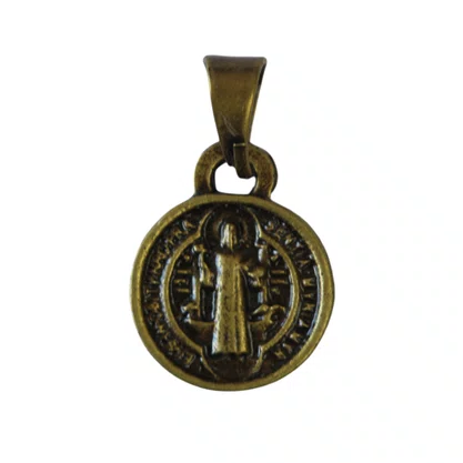 Medalha São Bento Ouro Velho Mini Unidade