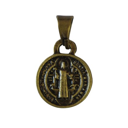 Medalha São Bento Ouro Velho Mini Unidade