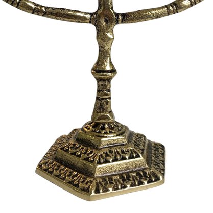 Menorah Bronze 27 Cm X 28 Cm