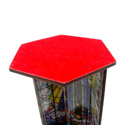 Oratório em MDF Fundo Divino Espirito Santo 12cm