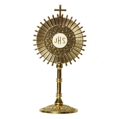 Ostensório de Enfeite Metal Dourado - 10 cm Ostensório de Enfeite Metal Dourado - 10 cm