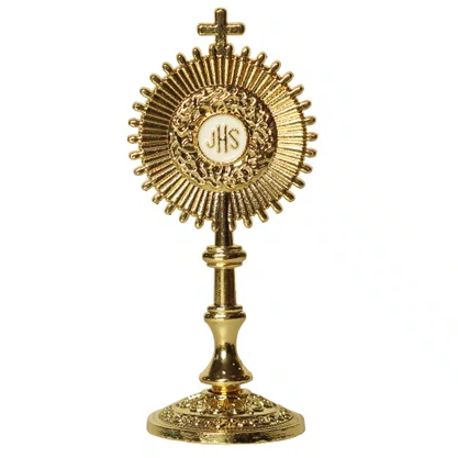 Ostensório Enfeite Metal Dourado - 6,5 cm Ostensório Enfeite Metal Dourado - 6,5 cm