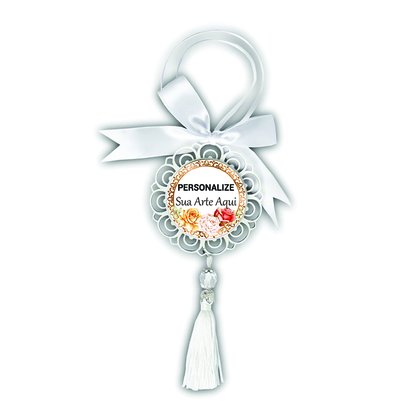 12 Unid -  Adorno Porta Mandala Flor