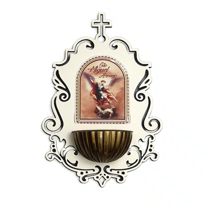 Pia Água Benta São Miguel em MDF 6mm Branco - 19 cm