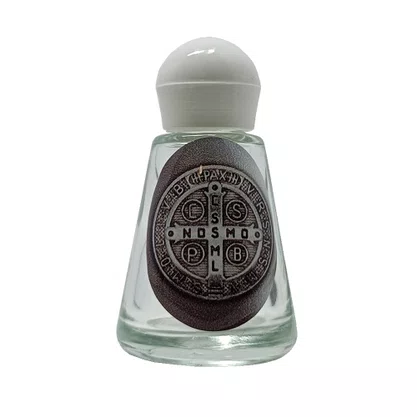 Porta Água Benta São Bento Prata 8ml