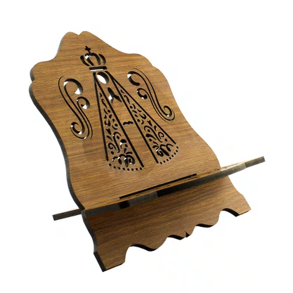 Porta Bíblia de Nossa Senhora Aparecida MDF - 20 cm x 22 cm
