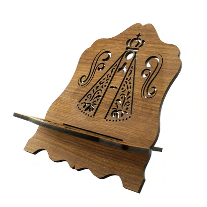 Porta Bíblia de Nossa Senhora Aparecida MDF - 20 cm x 22 cm