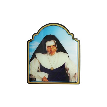 Porta Chaves Santa Dulce dos Pobres Modelo Provençal em MDF Resinado  21 cm