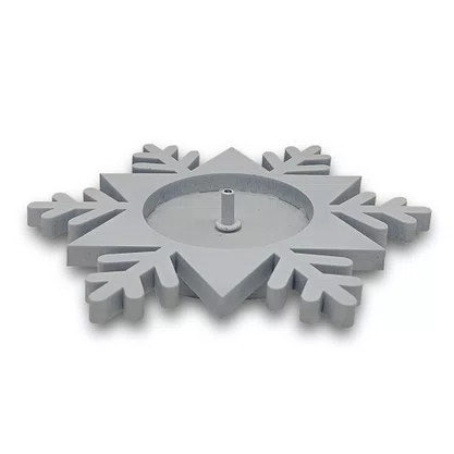 Porta Incenso Estrela MDF Branco 12 cm x 12 cm