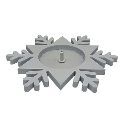 Porta Incenso Estrela MDF Branco 12 cm x 12 cm