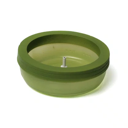 Porta Incenso Vidro Mármore 3 cm x 9 cm Verde