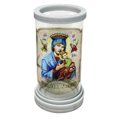 Porta Vela Vidro e Mármore Nossa Senhora do Perpétuo Socorro 