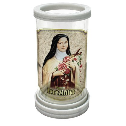 Porta Vela Vidro e Mármore Santa Teresinha