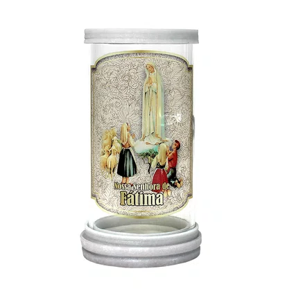 Porta Vela Vidro e Mármore Nossa Senhora de Fátima