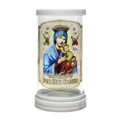 Porta Vela Vidro e Mármore Nossa Senhora do Perpétuo Socorro 