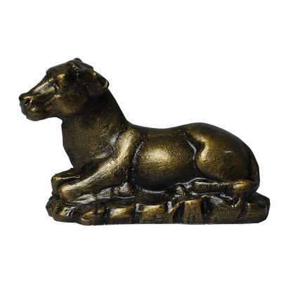 Presépio 14 Peças de Mármore com Pintura em Bronze Medidas Diversas