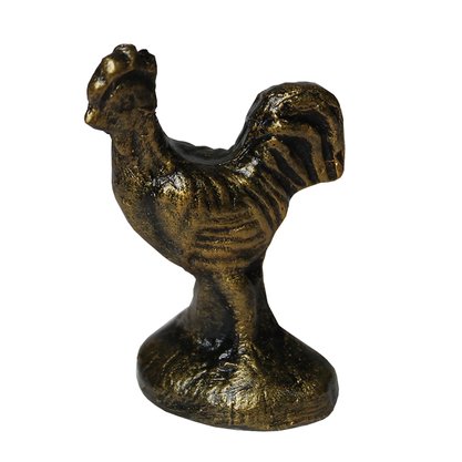 Presépio 14 Peças de Mármore com Pintura em Bronze Medidas Diversas
