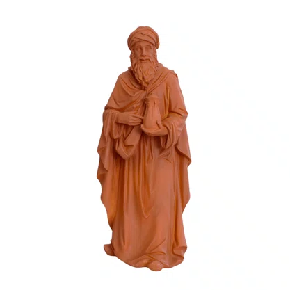 Presépio de 11 Peças em Terracota Resinada - 43 Cm