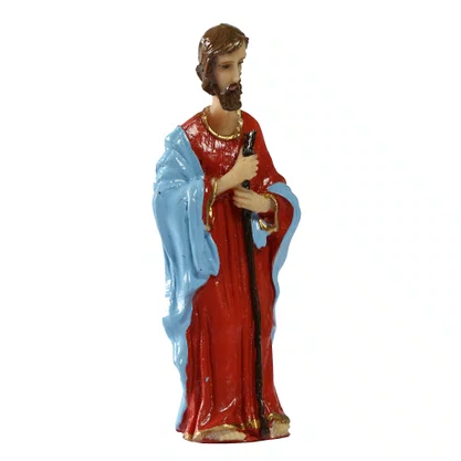 Presépio de Resina Nacional 5 Peças - 9 cm
