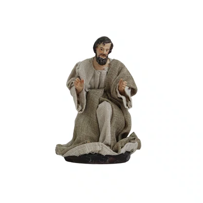 Presépio de Resina Vestes Linho 11 Peça - 20 cm