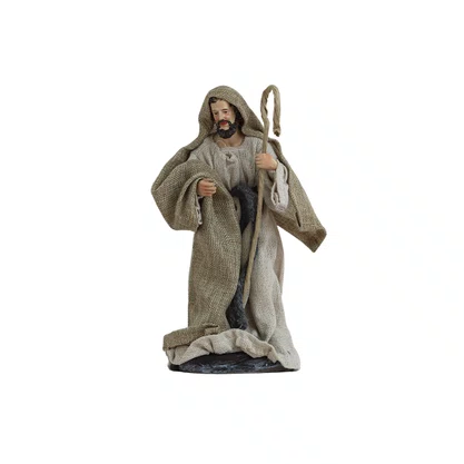 Presépio de Resina Vestes Linho 11 Peça - 20 cm