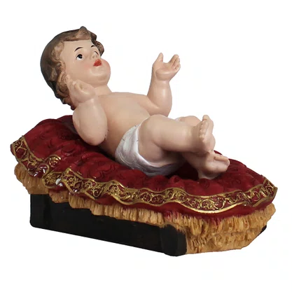 Presépio Importado de Resina Color Tradicional 12 Peças - 60 cm