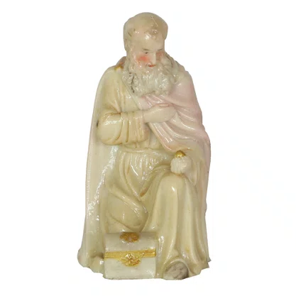 Presépio Importado de Resina New Rose 11 Peças - 13 cm