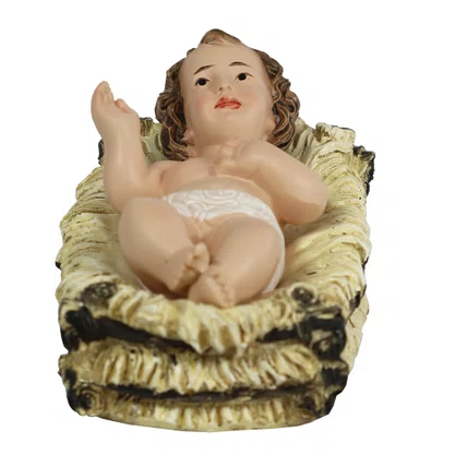 Presépio Importado de Resina Sagrada Família Mix 3 Peças - 45 cm