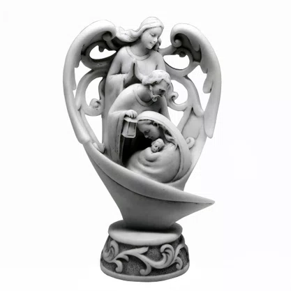 Presepio Sagrada Família Estilizada em Mámore 20cm