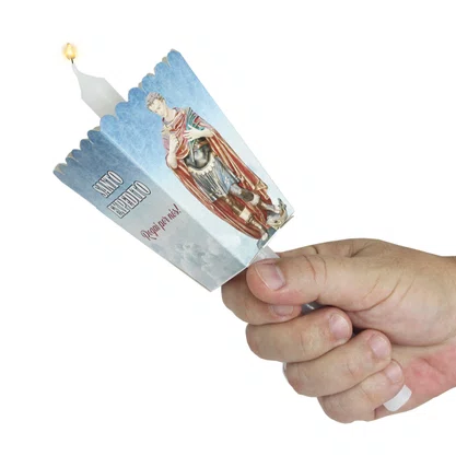 Protetor de Vela Santo Expedito