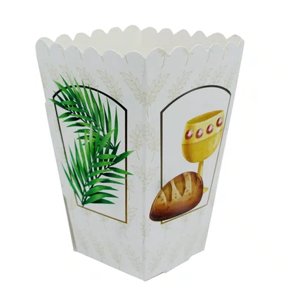 Protetor de Vela Semana Santa Branco
