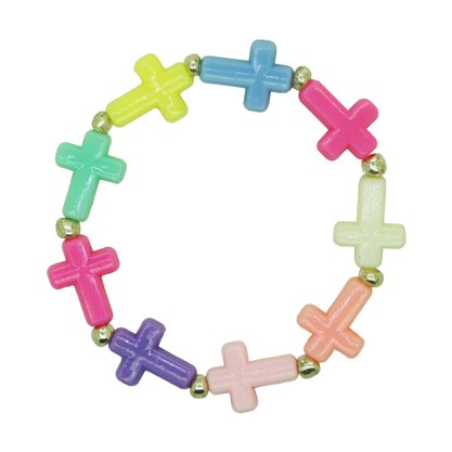 Pulseira Cruz Tie Dye
