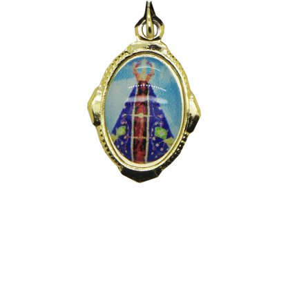 Pulseira Madeira Medalha Nossa Senhora Aparecida