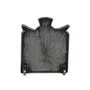 Quadro Cruz São Miguel Arcanjo de Metal Prata Velho - 7,5 cm