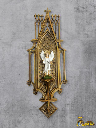 Quadro de Arcanjo São Rafael de Resina Nacional - 38 cm