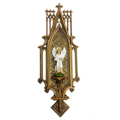 Quadro de Arcanjo São Rafael de Resina Nacional - 38 cm