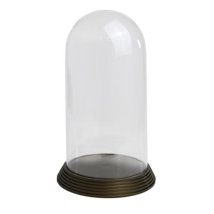 Redoma Acrílica com Base Ouro Velho - 27 cm