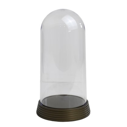 Redoma Acrílica com Base Ouro Velho - 20 cm