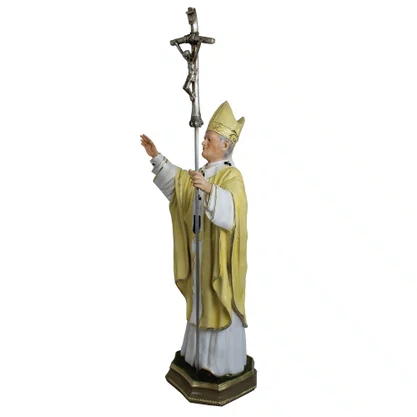 Imagem de Papa João Paulo II de Resina Nacional - 95 cm