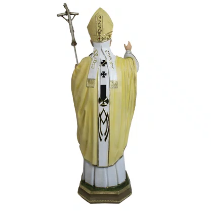 Imagem de Papa João Paulo II de Resina Nacional - 95 cm