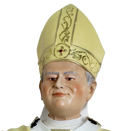 Imagem de Papa João Paulo II de Resina Nacional - 95 cm