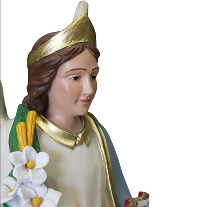 Imagem de São Gabriel Arcanjo de Resina Nacional - 107 cm
