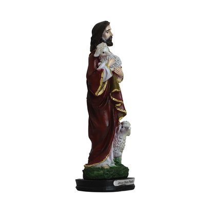 Imagem de Bom Pastor de Resina Nacional - 15 cm