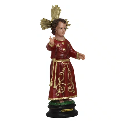 Imagem de Menino Jesus de Praga de Resina Nacional - 26 cm